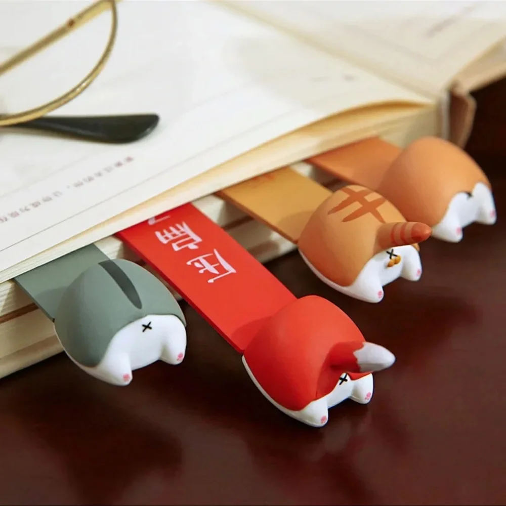 $3 Cat Bum Bookmark. New. Plastic. $3 if bundled